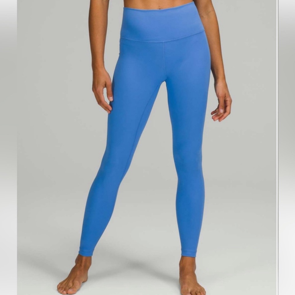 Lululemon Wunder Under High-Rise Tight 28" *Full-On Luxtreme in Blue Nile Size 4
